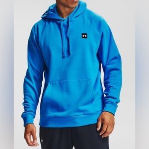 Under Armour Men's Blue Rival Fleece Hoodie